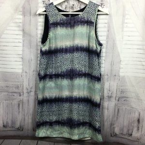 Tart Blue Sleeveless Shift Mini Dress XS